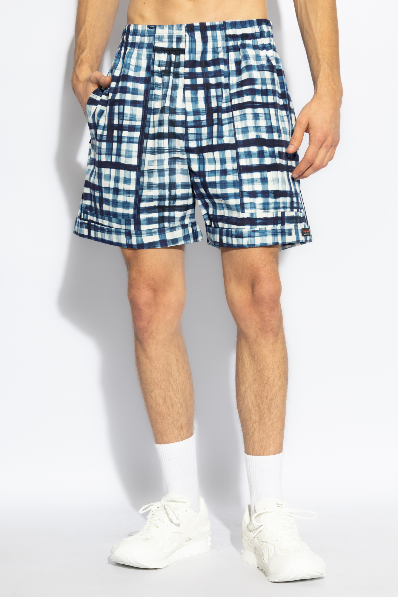 Bottega Veneta Plaid pattern shorts | Men's | Vitkac